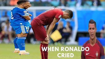 Ronaldo is a cry baby | Ronaldo Crying compilation