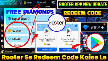 rooter app se google play redeem code kaise le - free google play gift card