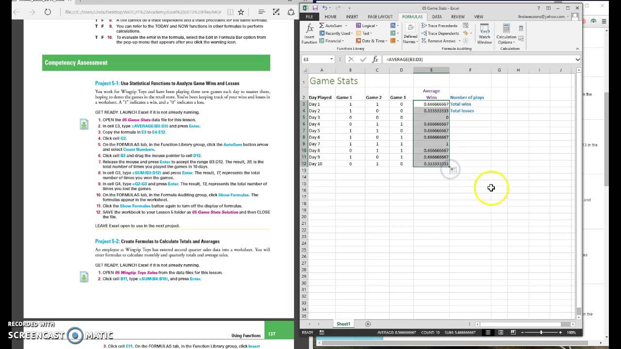 microsoft excel 2013 project 5 1 youtube microsoft excel project
