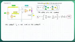Example 5.6 - Summing Amplifier