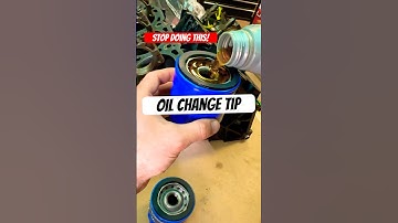 Mechanic Tip: Oil Change Myth to Pre Fill Oil Filter