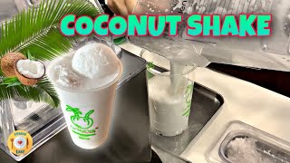 Coconut Shake with Coconut Ice Cream Making in Singapore #shorts screenshot 1