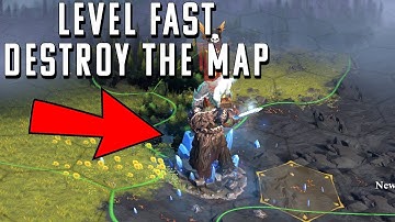 How to clear the map and level fast - AoW guide and demonstration