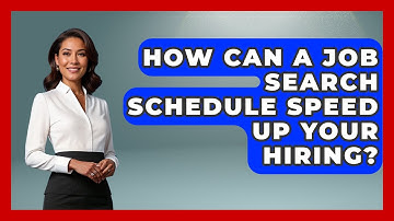 How Can A Job Search Schedule Speed Up Your Hiring? - Job Interview Pro Skills