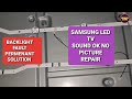Samsung LED TV Backlight Fix | Tv has sound but no Picture|Blank Screen | Backlight Fault Repair-26