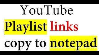 Save Youtube Link Using Klipper Extension Used For Collecting Playlist Link