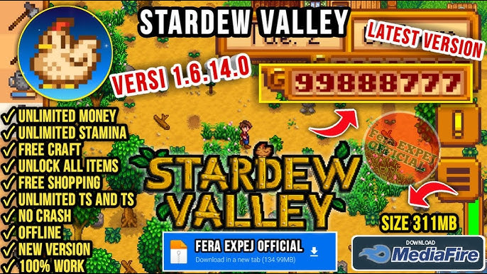 Stardew Valley Mod Apk - Unlimited Money, All Items Unlocked, Unlimited  Stamina, Free Shopping - YouTube