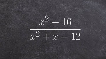 Simplifying a rational expression by factoring