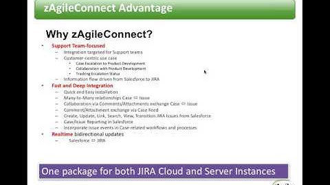 Salesforce & JIRA integration with zAgileConnect - Webinar Apr 21, 2016