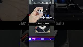 360° printing of golf balls. A3L805/XP600UVV