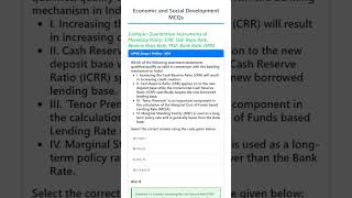 Quantitative Instruments of Monetary Policy: CRR, SLR, Repo Rate, Reverse Repo Rate, MSF, Bank ...