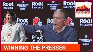 Jim Schwartz absolutely NAILED his introductory press conference as the Cleveland Browns new DC