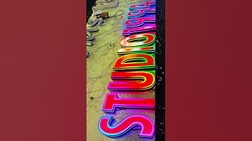 The creative design of dazzling billboards doubles the number of repeat customers!#signage #design