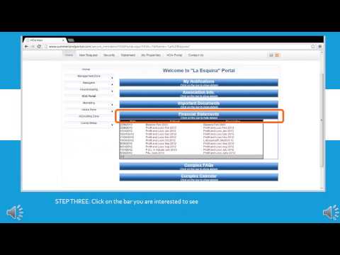 How to use the HOA Portal?