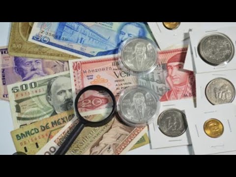 Enseñando Mi Colección De Billetes Y Monedas Antiguas.