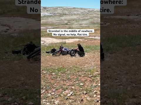 Alone in the middle of nowhere What would you do if this happened to you? #adventure #short #offroad