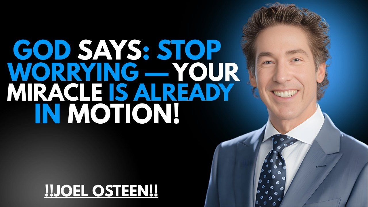 GOD SAYS: STOP WORRYING — YOUR MIRACLE IS ALREADY IN MOTION! | #christianmotivation #motivation
