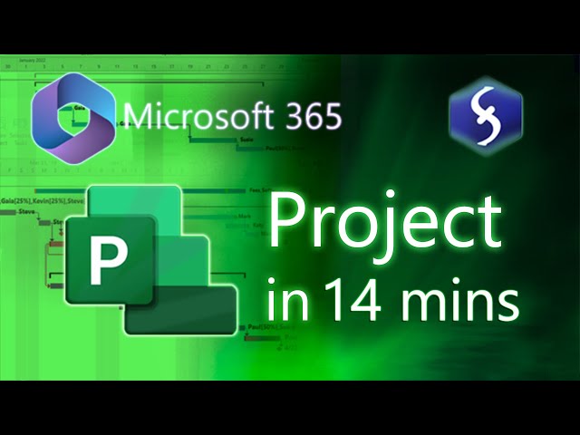 Microsoft Project - Tutorial for Beginners in 14 MINUTES!  [ COMPLETE ] class=