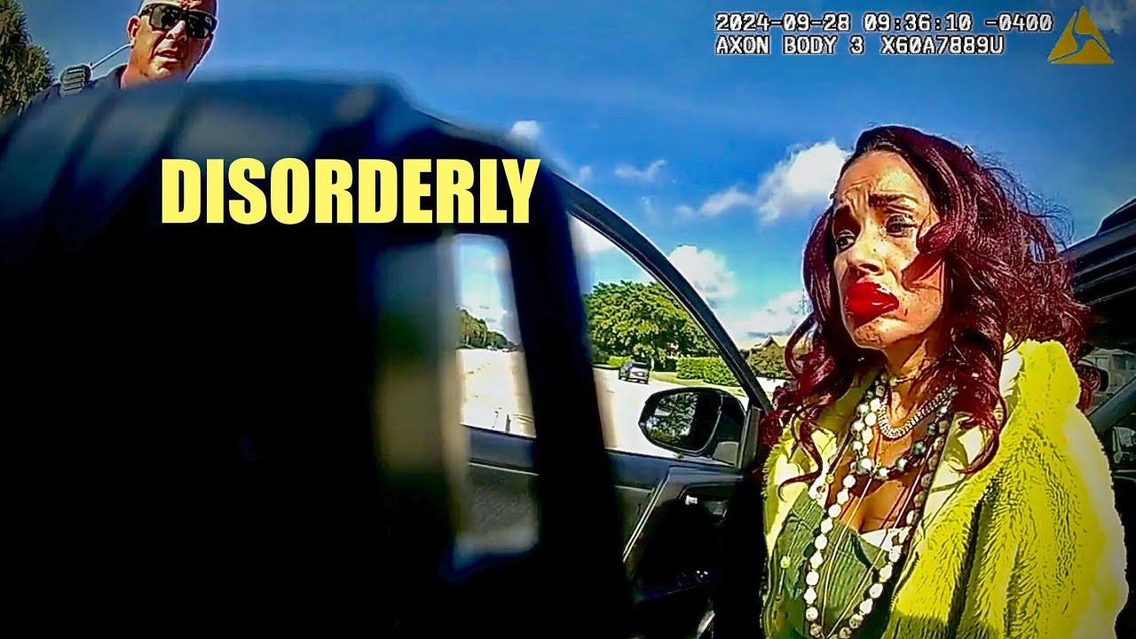 Пожилая женщина пытается убедить офицеров, что ей 30 лет, чтобы избежать ордера на арест!