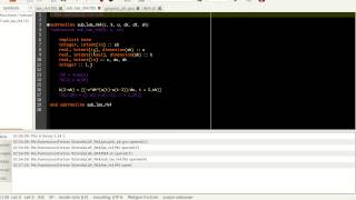 Advanced Fortran Programming : 019 : Solving LAE using Runge-Kutta 4 Method for LAE + GNUplot