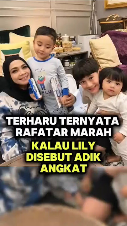 Rafathar is angry if Lily is called a lift #transentertainment #raffiahmad #rubenonsu #lily