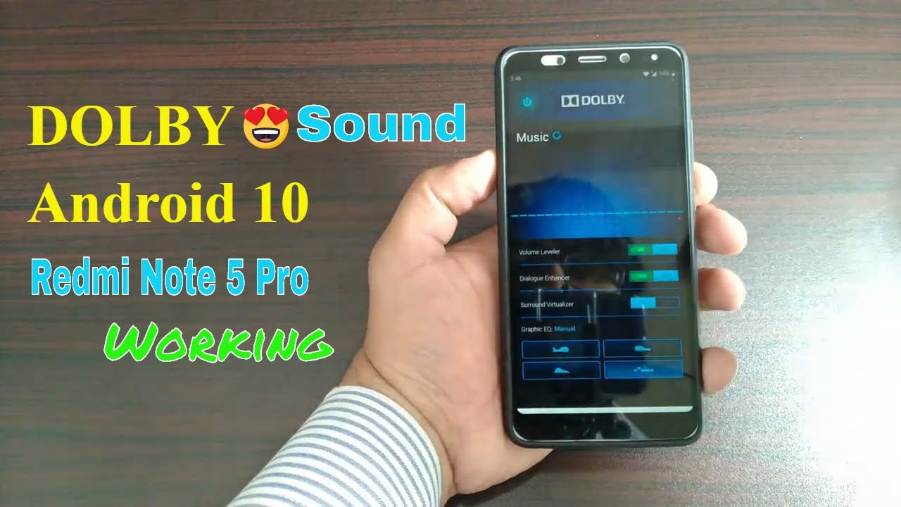 HOW TO INSTALL DOLBY SOUND MOD ON ANDROID 10 Q On Redmi Note 5 Pro/Note ...