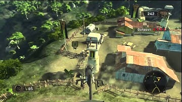 Mercenaries 2 World in Flames: P.L.A.V Outpost Takeover - southwestern Amazon Outpost (part 35)