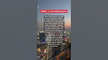 Its never been easier to make money in crypto 💰 #crypto #memecoins #money #invest #bitcoin