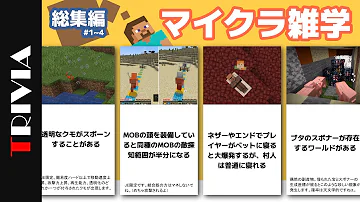 上級者でも意外と知らないマイクラ雑学 総集編 上級者でも意外と知らないマイクラ雑学 総集編