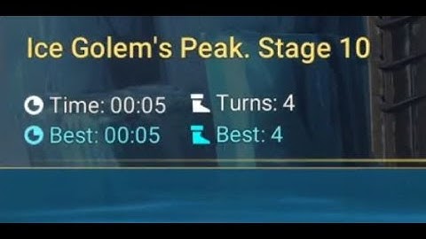 World Record Ice Golem Hard 10 in 5 Seconds!