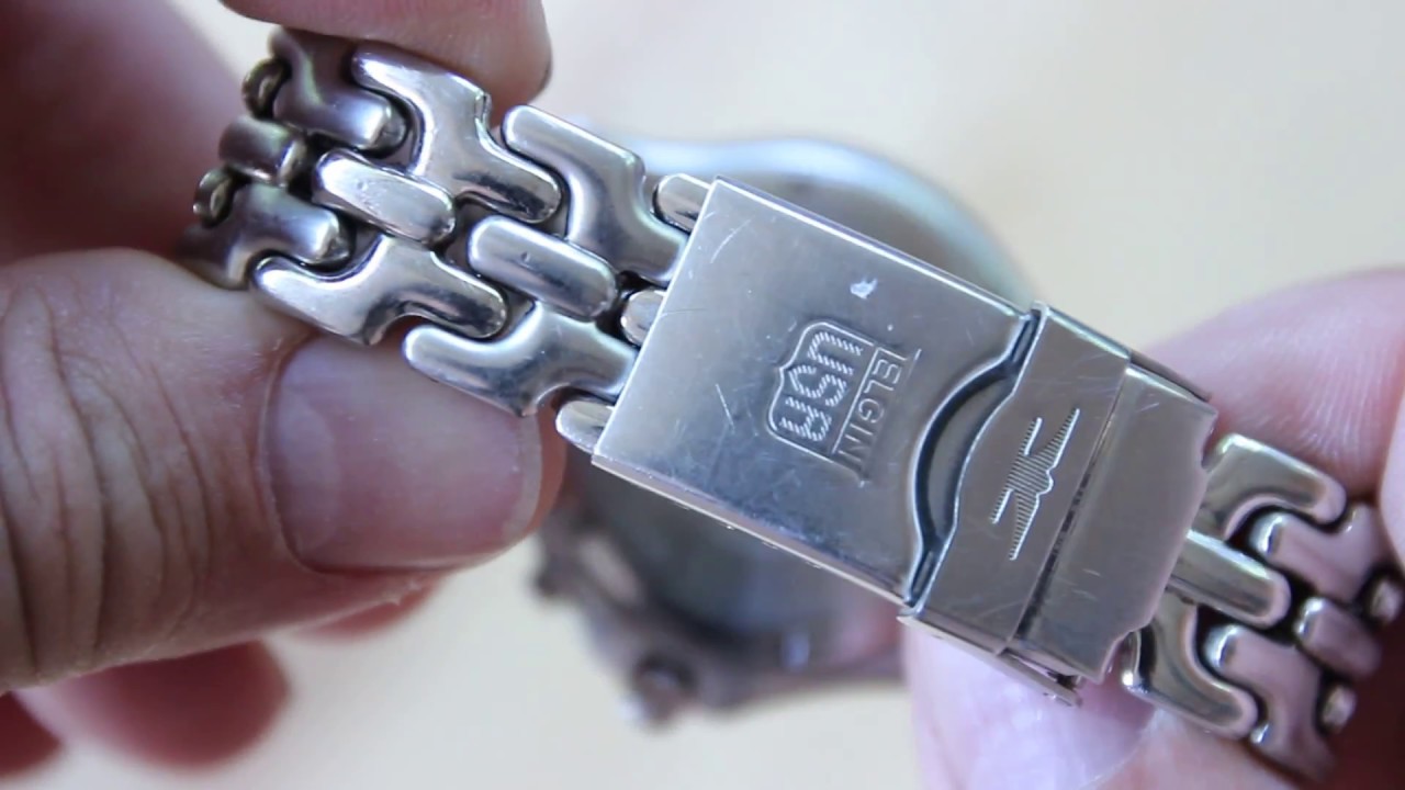 elgin titanium watch