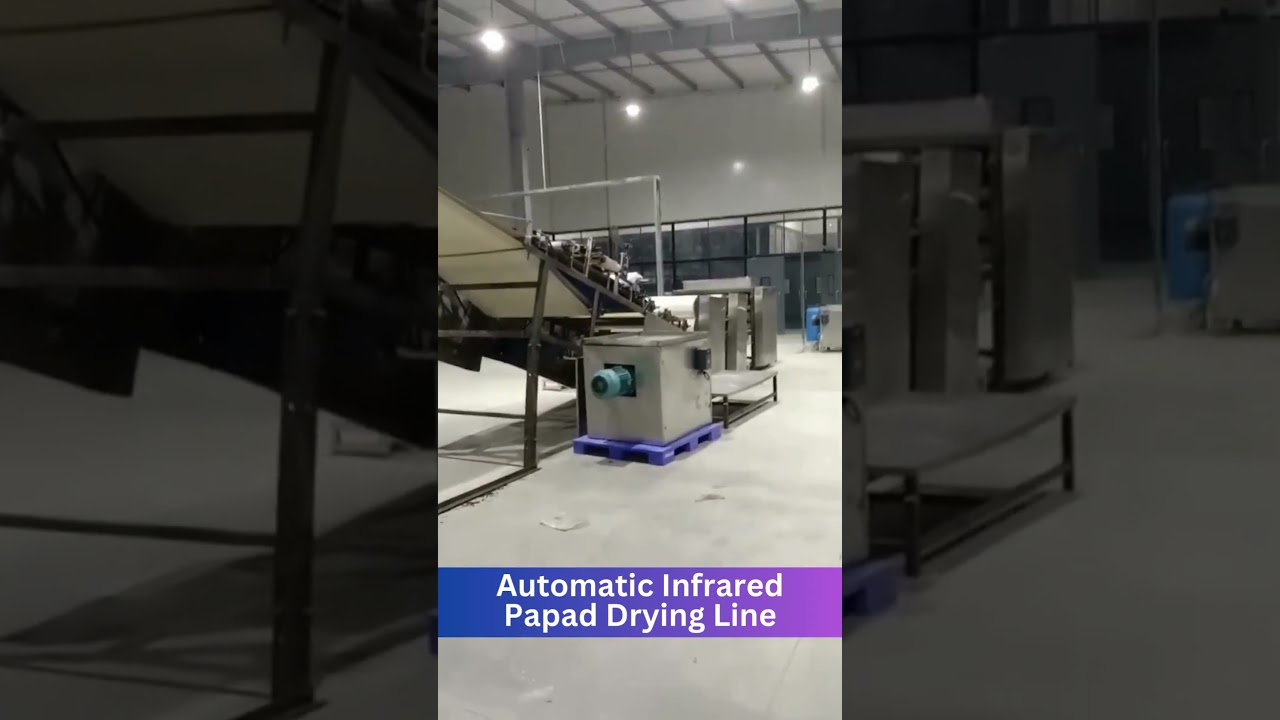 Kerone&rsquo;s Continuous Papad Dryer Machine in action!! - Faster. Smarter. Crispier. 🌾