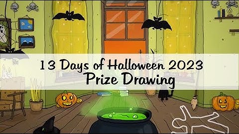 13 Days of Halloween for 2023 Prize Drawing & Weekend Recap