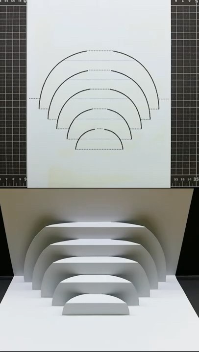 Kirigami Tutorial｜Paper Art｜Origami Art｜Kirigami Art｜Pop Up Card 29 #Shorts