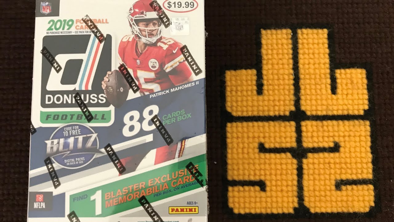 2019 Donruss Football Blaster - ONE HIT!!!