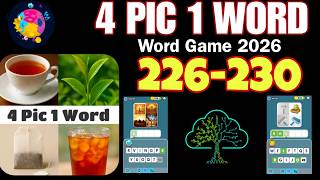4 PIC 1 WORD Word Game 2026 level 226 227 228 229 230 screenshot 3