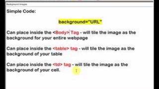 Famous Adding Backgrounds to your web pages part 1 Profile