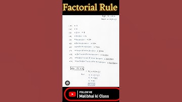 Factorial Table | How to Calculate Factorial | Factorial Formula #shorts #youtubeshorts #class11