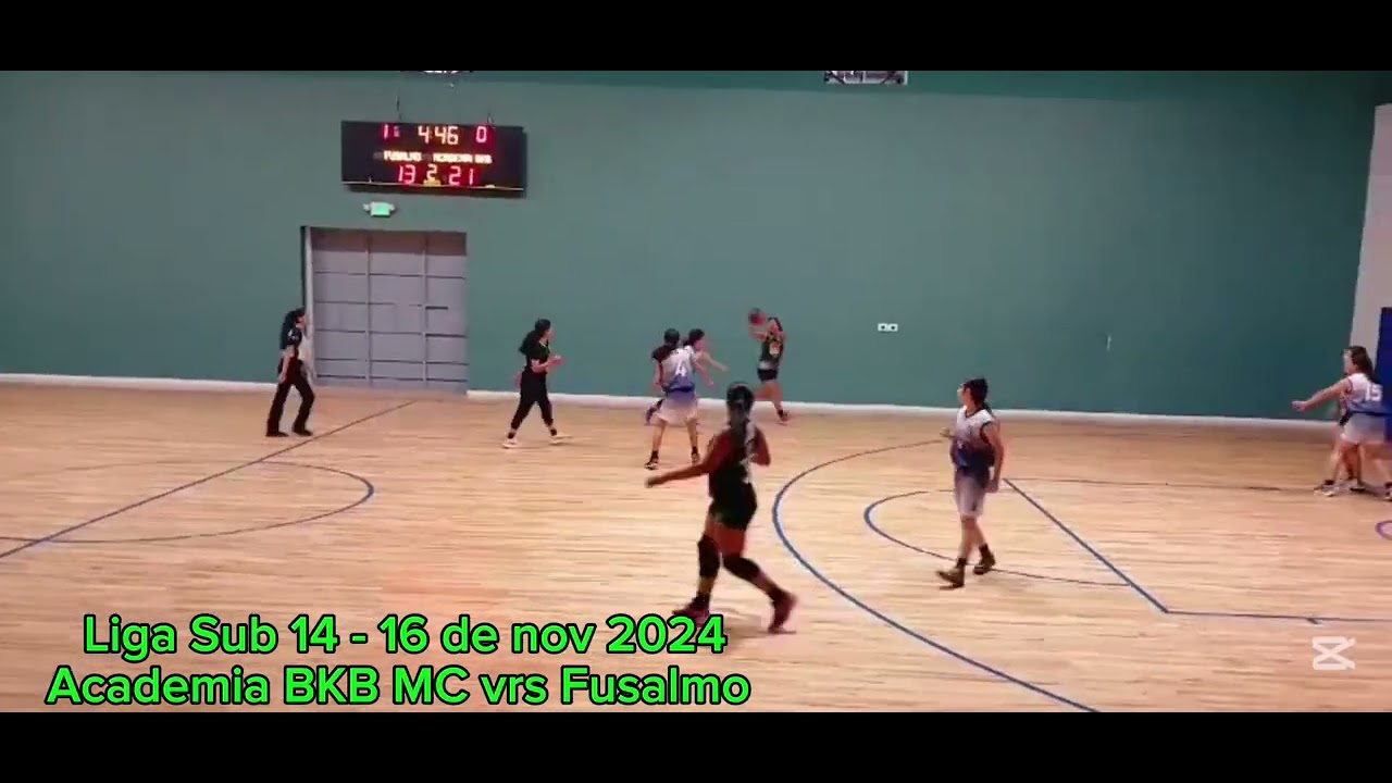 Liga Sub 14 Fesabal 16 de nov 2024 Academia BKB MC vrs Fusalmo Somos Familia Somos Academia