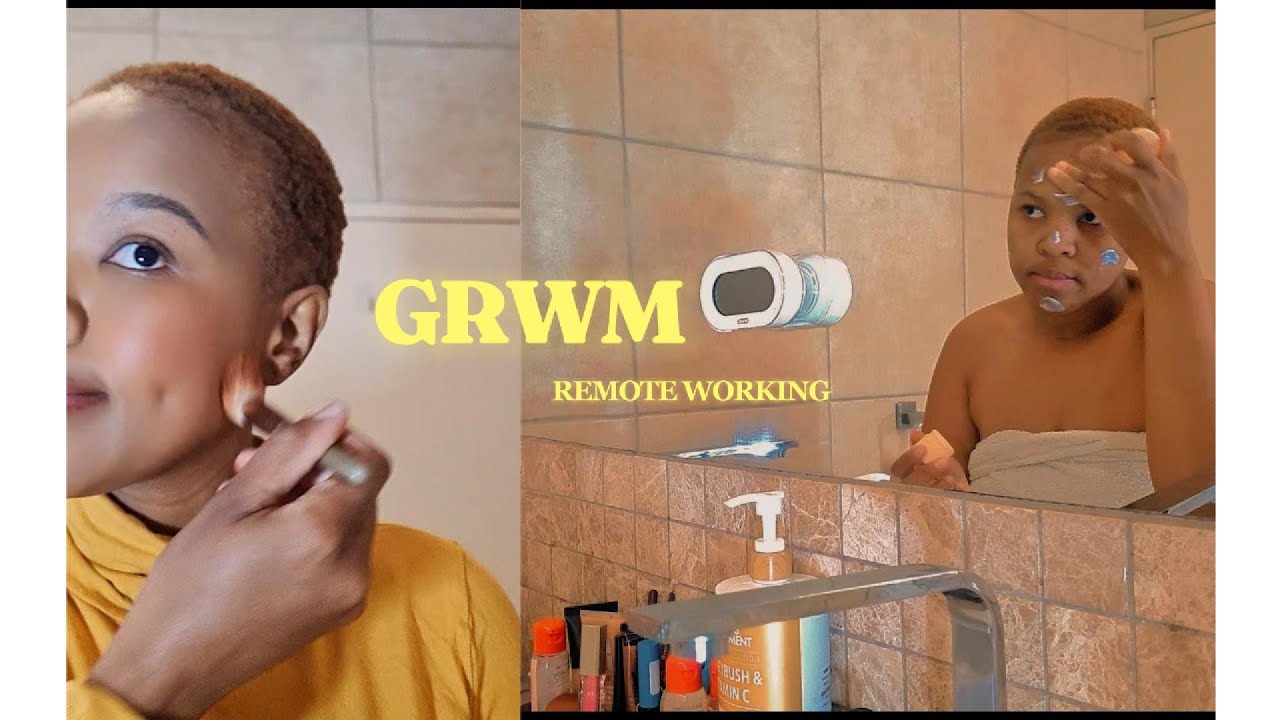 GRWM | REMOTE WORKING | DIFFERENT LOCATION