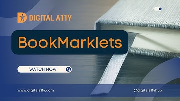 Use accessibility bookmarklets to perform quick accessibility checks of a webpage | DigitalA11Y