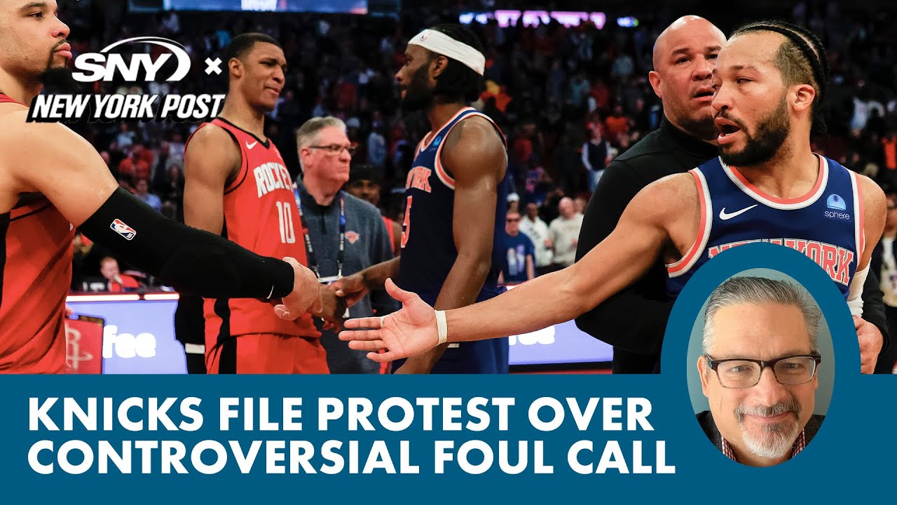 Knicks Rioting Knicks file protest over Rockets loss following controversial call ...