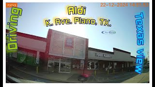 Driving Aldi K Ave Plano TX to Popeyes Louisiana Kitchen 14th St Plano TX Near Dallas