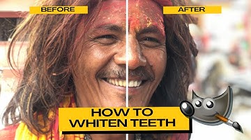 How to Easily Whiten Teeth in GIMP (3-Minute Tutorial)