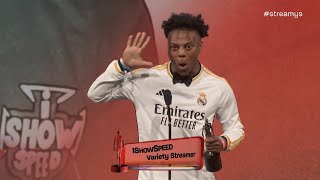 Speed Wins Variety Streamer Award