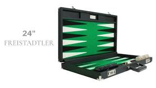 🔎 Large Backgammon Set, 21-24 inches: Professional Backgammon Set
