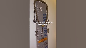 Custom duck call lanyards