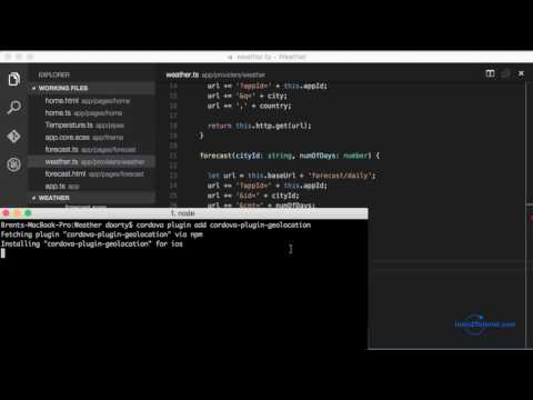 Ionic 2 - Weather App - 7