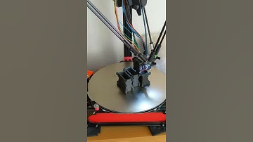 AudioMoth Vault case printing on a Kossel 3D printer