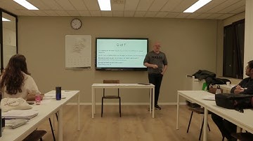 Opdracht 2.4, video-opname van een les over het perfectum, de voltooid tegenwoordige tijd